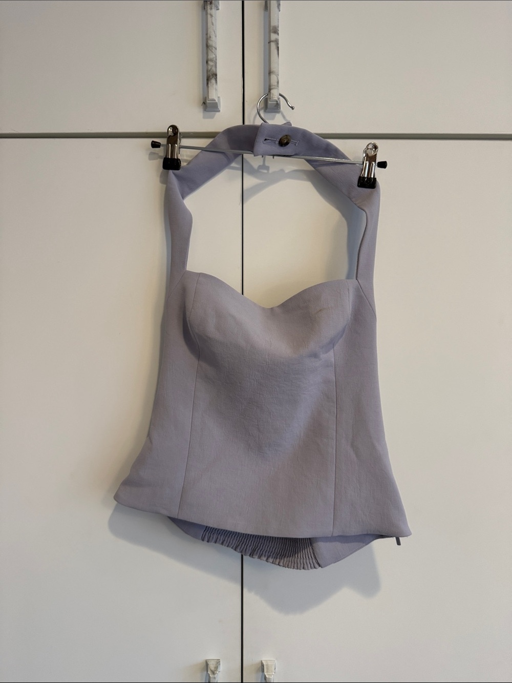 Aritzia Lavender Halter Bustier Camisole